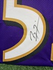 Ray Lewis Signed Autographed Ravens  52 Purple Jersey Beckett Bas Coa Hof