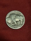 Us Buffalo Nickel Hobo Nickel Skull Skeleton Design Carved Engraved Coin