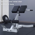    adjustable Roman Chair Back Extension Exercise Bench Back Training Supine Board