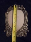 Vintage Silvestri Hand Crafted Brass Picture Frame Flower Heart Design