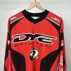 Vintage Dye Long Sleeve Paintball Jersey Origibap Red Size Xl Made In Usa 90   s