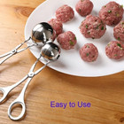 1pcs Stainless Steel Meatball Maker Spoon Mold     3 Size Kitchen Shaping Tool