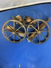 Vintage Steel Wheels For Wooden Stroller Or Wagon
