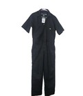 Dickies Flex Short Sleeve Coverall Mens S Regular Black Workwear Nwt Jumpsuit