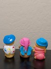 Lot Of 3 Playskool Glo Friends Glow Worm Bug Finger Figure Toys Vintage Hasbro