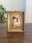 Antique Victorian Miniature Painting Portrait Of Duchess Of Devonshire By Wagner