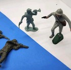 Vintage Airfix Toy Soldier Figures Lot Made In England Plastic Army Soldiers   