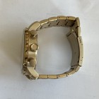 Fossil Men s Quartz Chronograph Gold-tone Ss Bracelet Watch Black Dial