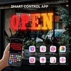 Open Sign 48 x16  Large Led Open Signs For Business Color Remote Control