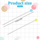 500 Pcs Stainless Steel Pins  Ball Glass Head Straight Sewings Pin  1 5 Inch Sew