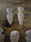5 Pc Stone Arrowheads - Great For Crafts Or Jewelry Making