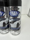 4 Pack Rust-oleum Peel Coat Custom Shop Spray Coating Graphite 11oz  283786