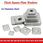 Thick Square Plate Washers M3 M4 M5 M6 M8 M10 M12 M14 M16-m20 A2 Stainless Steel