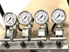Enerpac Split Flow Hydraulic Manifold In Frame W  Gauges Quick Con Amgc41 Nice 