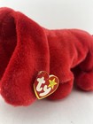 Ty Beanie Buddy Bones Dog Plush Red 1998 13    Stuffed Animal Toy With Tags