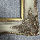 Vintage Ornate Carved Gilded Wood Frame Fits 8 X 10 Wall Easel Standing No Glass