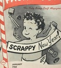 Vintage Pack O Fun Scrappy New Year January 1960 The Only Scrap Craft Magazine 