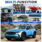 Roof Rack Cross Bars 165lb Capacity Black For Mazda Cx-50 2023-2026 2pcs