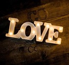  Marquee Light Up Letters   Battery Powered Light Up Love Letters   White Love