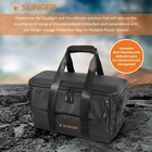 Slinger Storage Protective Bag For Dji Power 1000 Portable Power Station  Black