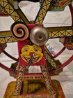 Vintage J chein Hercules Ferris Wheel Mechanical Tin Windup Toy Mickey Donald