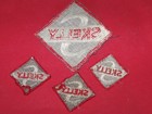 4 Vintage Skelly Gas Oil Advertising Cloth Patches Uniform Jacket