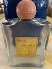 Vintage White Shoulders Cologne Evyan Glass Empty Bottle 8oz Rare Pink Lid