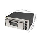 Indoor Electric Countertop Pizza Oven 1800w 20l 5 28gal Commercial Pizza Oven