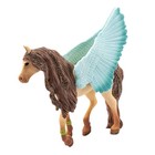 Schleich Decorated Pegasus Stallion Figure   5 9 X 3 2 X 7 1 Inches
