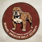 Beware Chihuahua On Guard Tiny Tin Metal Signs Home D  cor 8x8