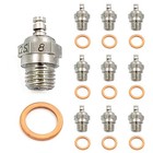 1-12x Os Glow Plug No 8 Standard Glow Plug Spark Medium For Rc Nitro Engine