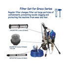 Airless Spray Filter Set - 3 4 6 Packs  Fit For Graco Sprayers