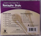 Country Love Songs Volume 2 Christian Karaoke Style New Cd g Daywind 6 Songs