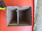 Vintage Metal Wall Floor safe Deposit Lock Box No Key