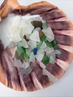 50 Mini Pieces Of Surf Tumbled Sea Glass Chesapeake Bay Various Colors