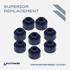 Autoacer 16p Pu Body Mount Bushing Kit For Dodge Ram 1500 2500 3500 Extended Cab