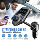 Bluetooth Car Kit Mp3 Player Fm Transmitter Wireless Radio Adapter Usb Charger