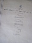 Us Navy 1933 Hydrographic Maritime Navigational Map Port Medway Nova Scotia