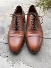 Well Worn Johnston   Murphy Sz 11 M Brown Captoe  Lace Up Oxford
