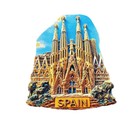 Spain Sagrada Fam  lia Resin Refrigerator Magnet 3d Travel Souvenirs Craft