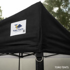 10 X 10  Replacement Canopy Tent Top Cover Instant Ez Up Black Canopy Cover Only