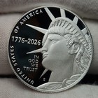 2026 S Enduring Liberty  999 Silver Half Dollar Gem Deep Cameo Coin 250th H-5ed9