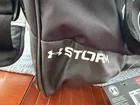 Under Armour Undeniable Ii Medium Duffle Bag Black White Claw Logo 13x25x11