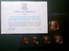 1973 British Virgin Islands - First Proof Set  5  - Exotic Birds - Sealed W  Coa