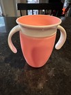 Munchin Miracle 360   Trainer Cup  7oz Pink With Lid