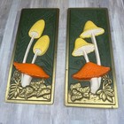 Unique Vintage Vtg 1970s Miller Studio 3 Piece Mushroom Wall Decor 1973 Retro