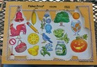 Vintage Fisher Price Wooden Puzzle   Colors   No  2716