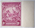 Travelstamps  1946 Barbados Stamp Sc  199a  Mint  Original Gum Never Hinged  8d