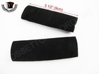 Accordion Shoulder Strap Buckle Protectors Elastic Black  set Of 2 