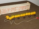 Vintage 13  Long Taftoy Bethpage Action Pull Toy Cappy The Caterpillar In Box